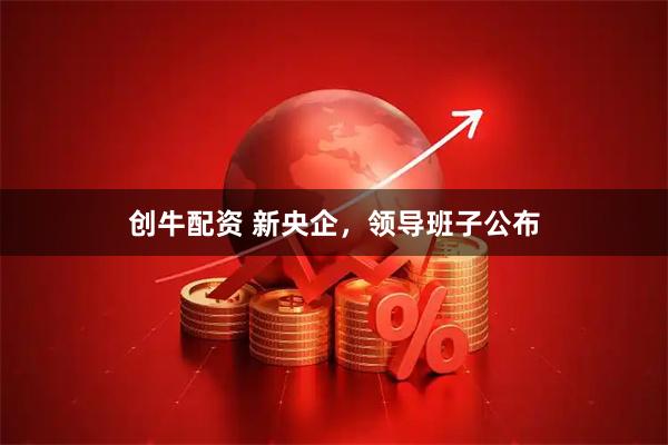 创牛配资 新央企，领导班子公布