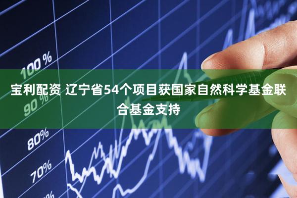 宝利配资 辽宁省54个项目获国家自然科学基金联合基金支持